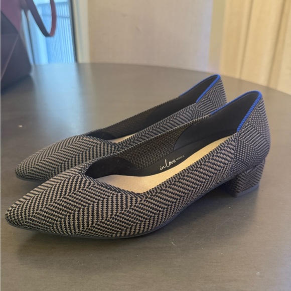 Rothy's “The High Point” Herringbone Heels - Picture 1 of 5